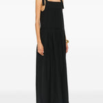 Tuta a gamba ampia con allacciatura agguati in nero Maxmara weekend - donna 