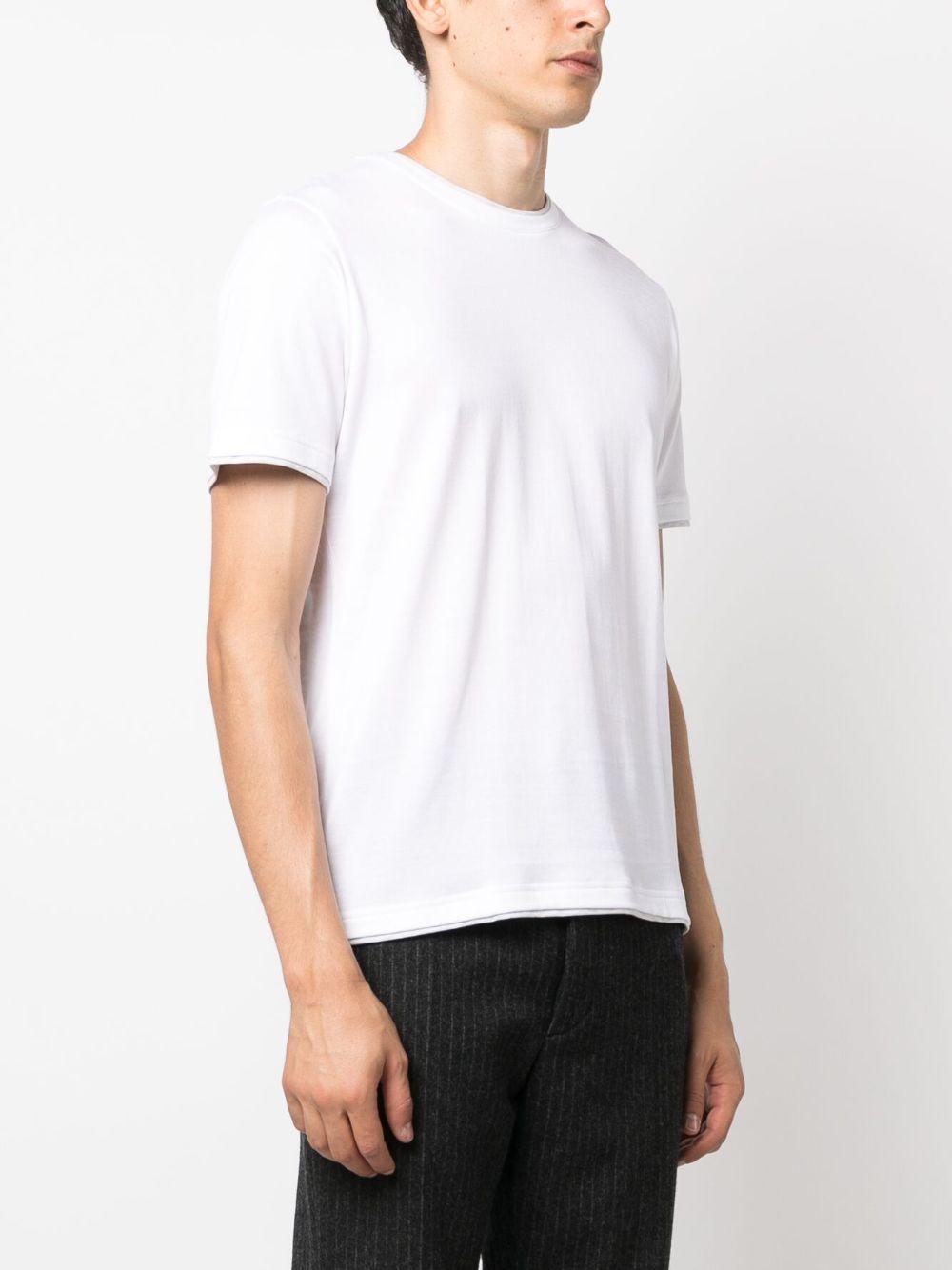 T-shirt a doppio strato in grigio Eleventy - uomo 