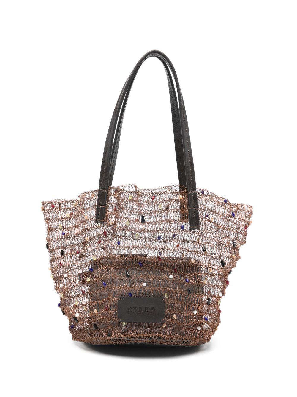 Borsa tote Jewel in ruggine Staud - donna 