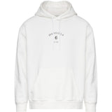 Felpa con cappuccio in bianco Mm6 maison margiela - uomo 
