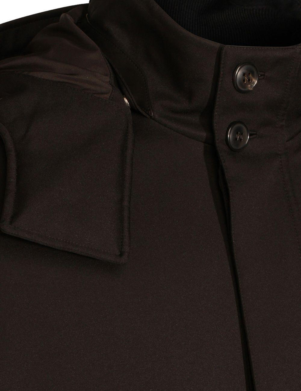 Parka con cappuccio in nero Zegna - uomo 