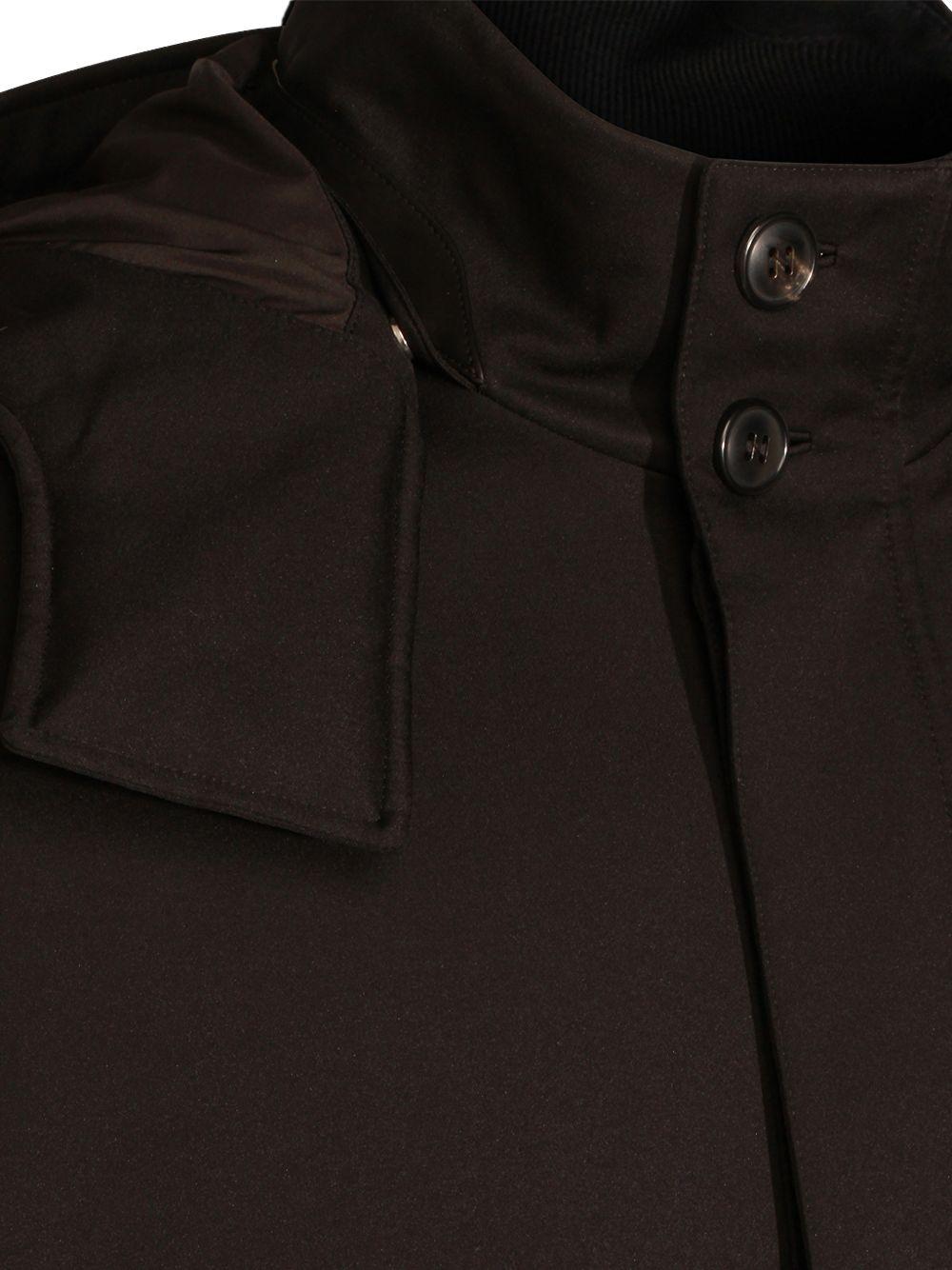 Parka con cappuccio in nero Zegna - uomo 
