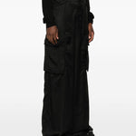 Pantaloni con tasche cargo in nero Rick owens - donna 