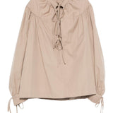 Top a collo alto Catya in beige Dries van noten - donna 