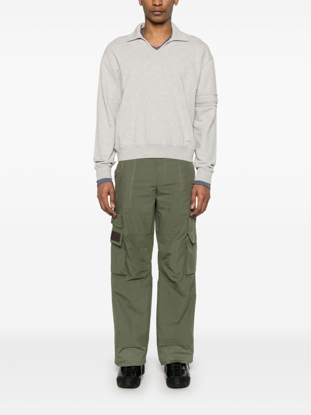 Pantaloni cargo cobalt in verde oliva Carrer - unisex 