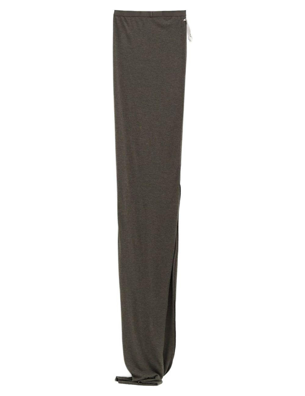 Gonna maxi edfu in verde Rick owens - donna 