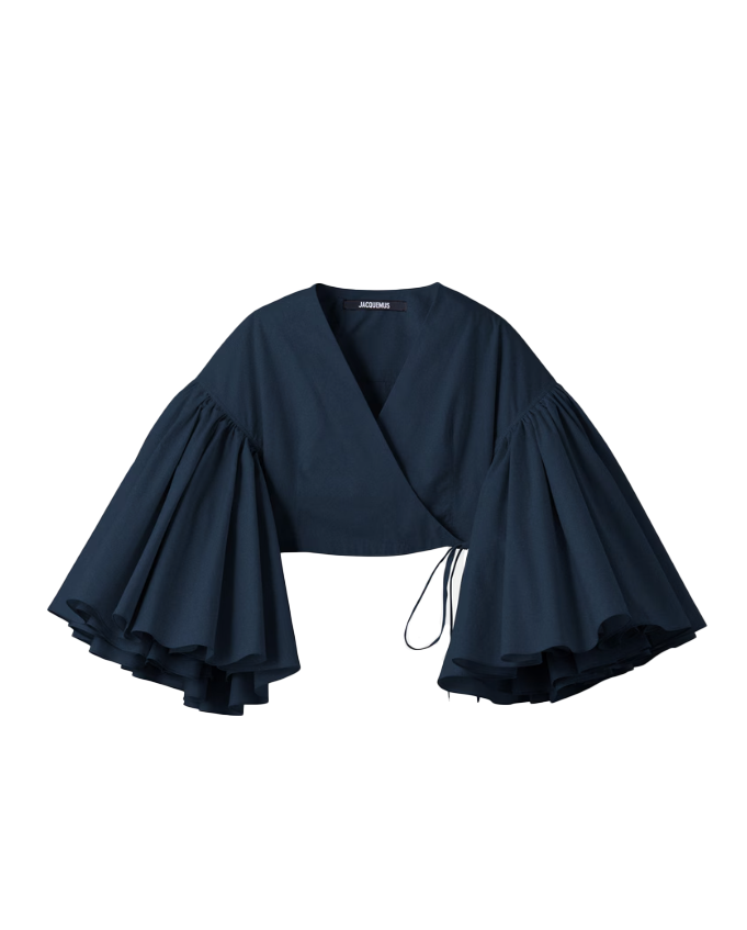 Blusa  cache coeur paysan in blu Jacquemus - donna 