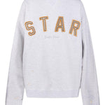 Felpa con applicazione in grigio Golden goose - unisex 