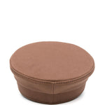 Cappello baker boy con logo ricamato in marrone Ruslan baginskiy - donna 