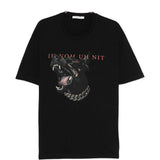 T-shirt Dobermann in nero Ih nom uh nit - uomo 