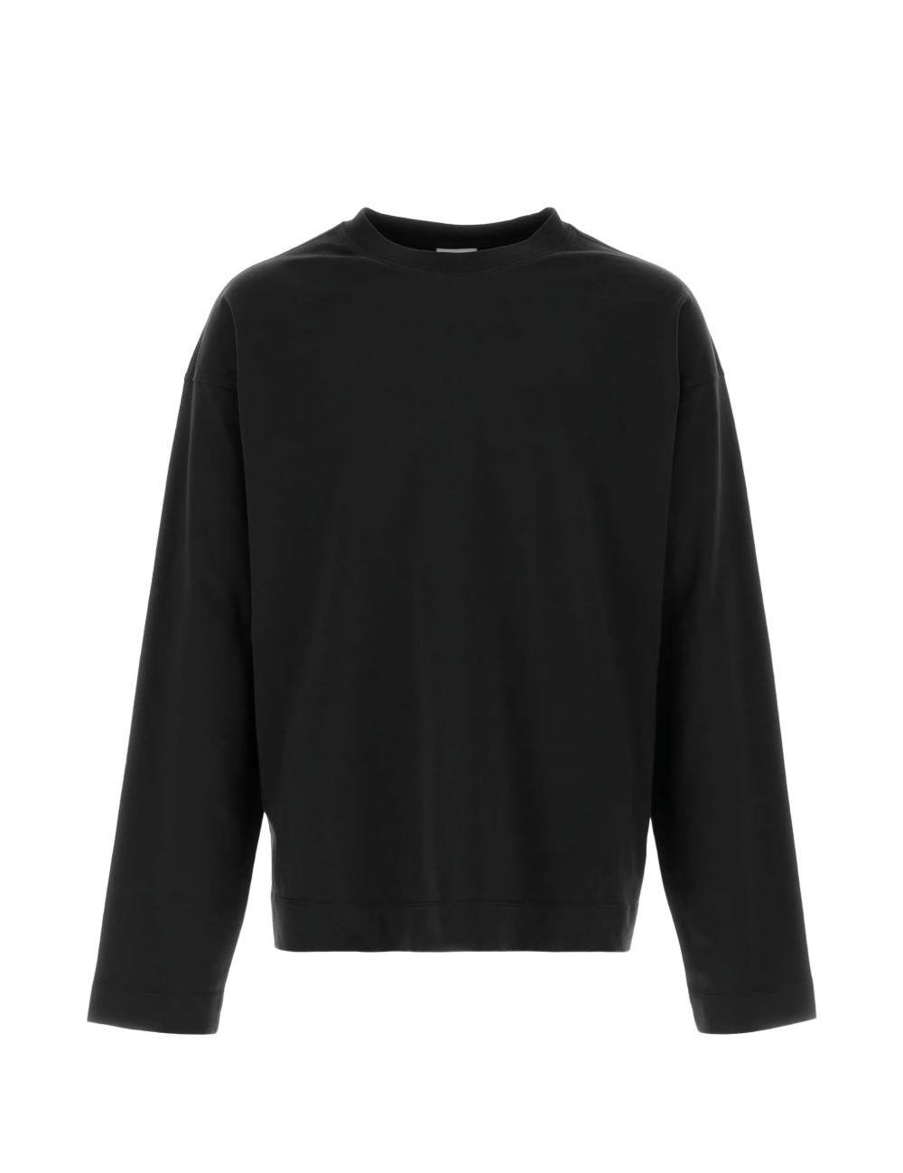 T-shirt a maniche lunghe hegland in nero 