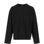 T-shirt a maniche lunghe hegland in nero 