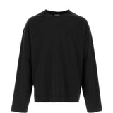 T-shirt a maniche lunghe hegland in nero 