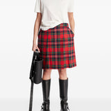 Gonna midi con  motivo tartan in rosso Undercover - donna 
