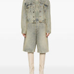 Shorts in denim spar in blu Entire studios - unisex 