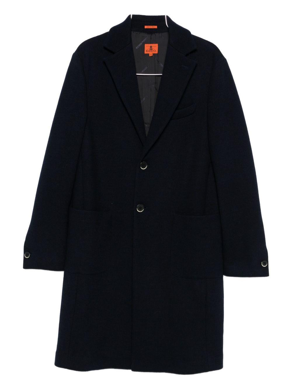 Cappotto con bottoni in blu Barena venezia - uomo 