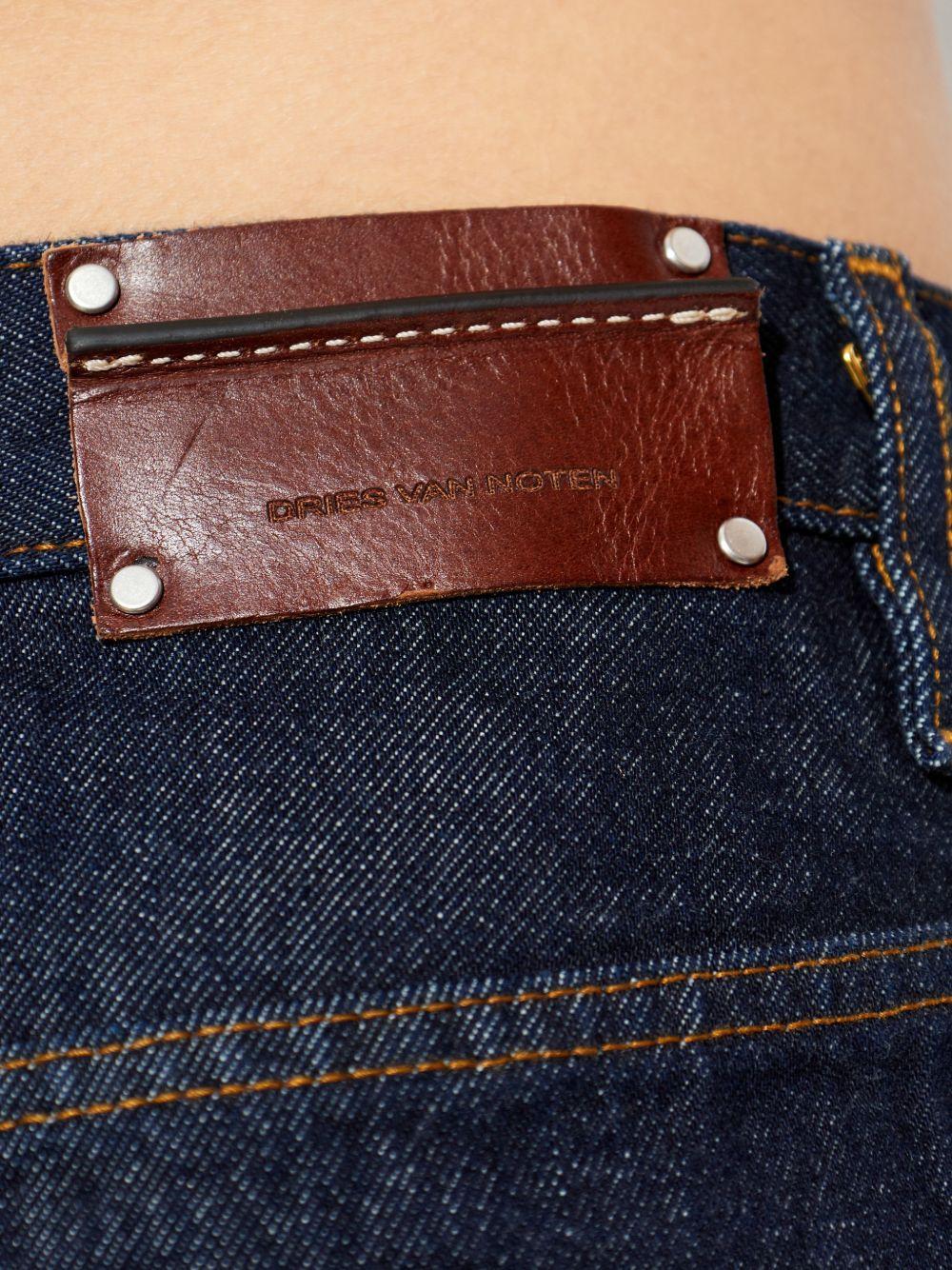 Jeans a gamba dritta pine den in blu Dries van noten - uomo 
