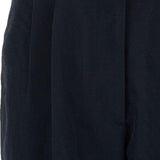 Pantaloni dritti con tasche a pieghe in blu Blazé milano - donna 