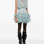 Miniabito con ruches in blu Viktor&rolf - donna 