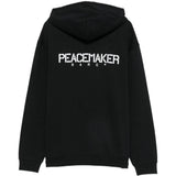 Felpa con stampa slogan in nero Oamc peacemaker - uomo 