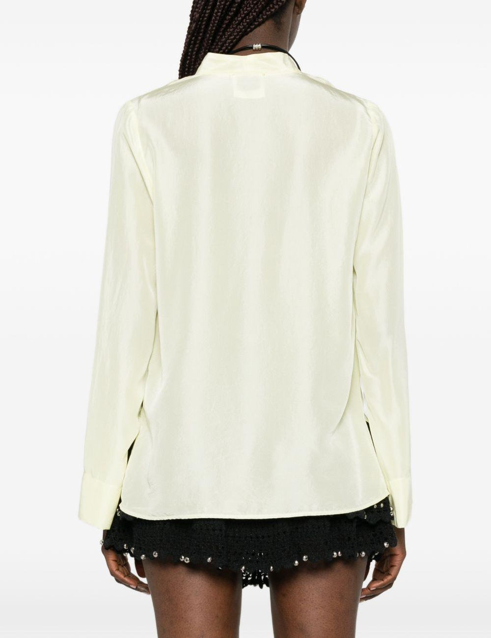 Camicia in seta in giallo Forte forte - donna 