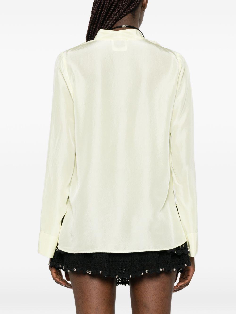Camicia in seta in giallo Forte forte - donna 