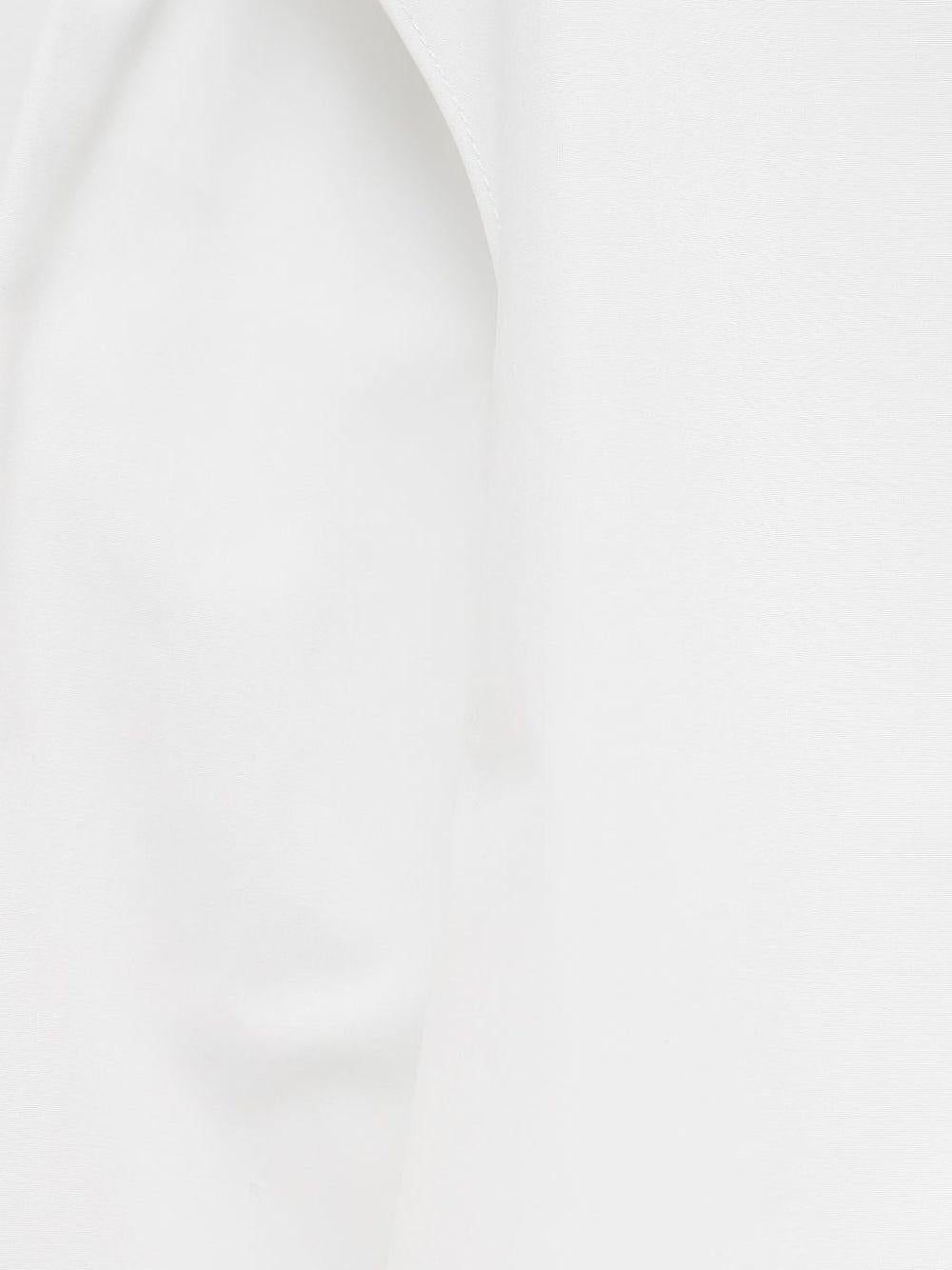 Chemisier Berlingot con arricciatura in bianco Jacquemus - donna 