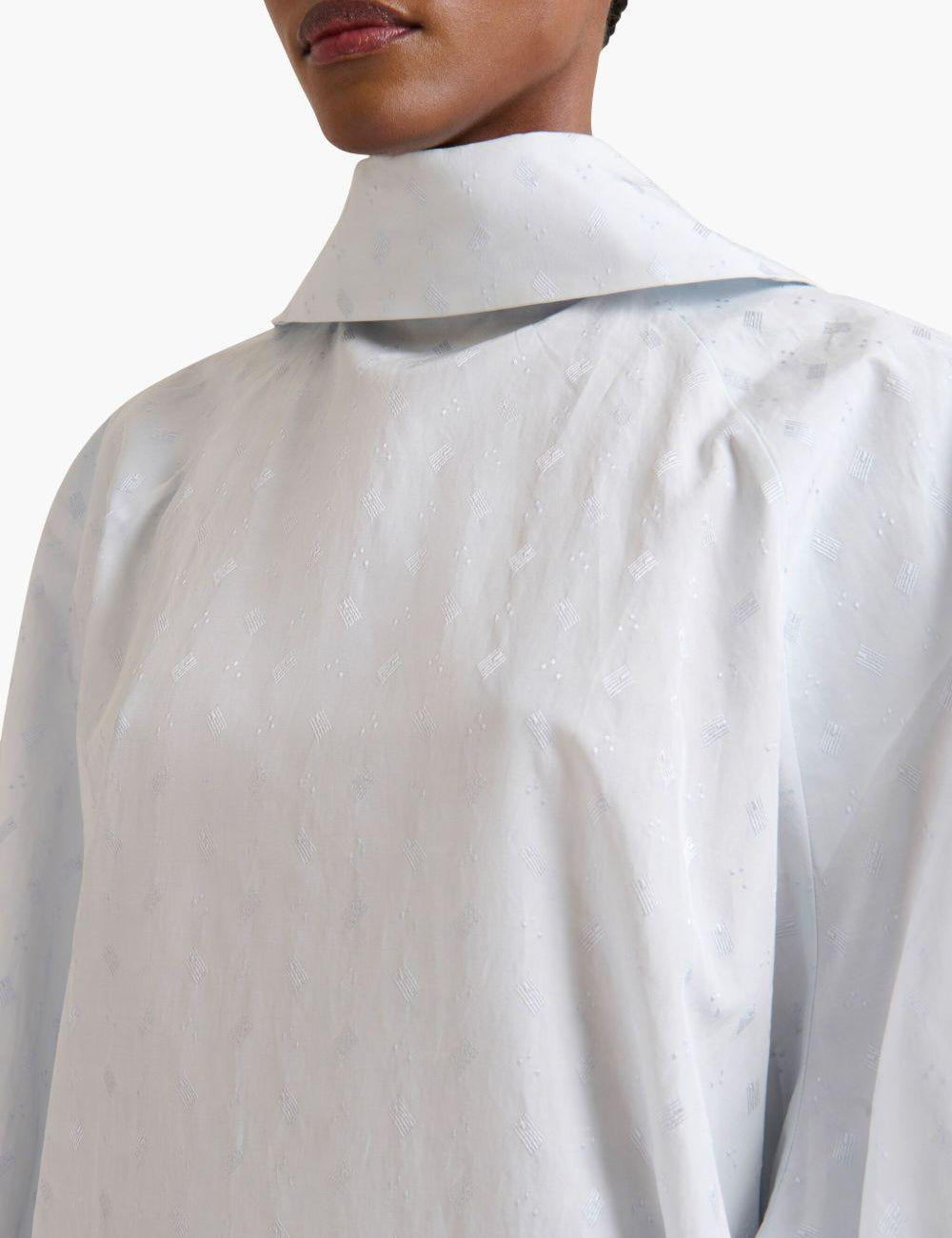 Blusa a collo alto in celeste Marni - donna 