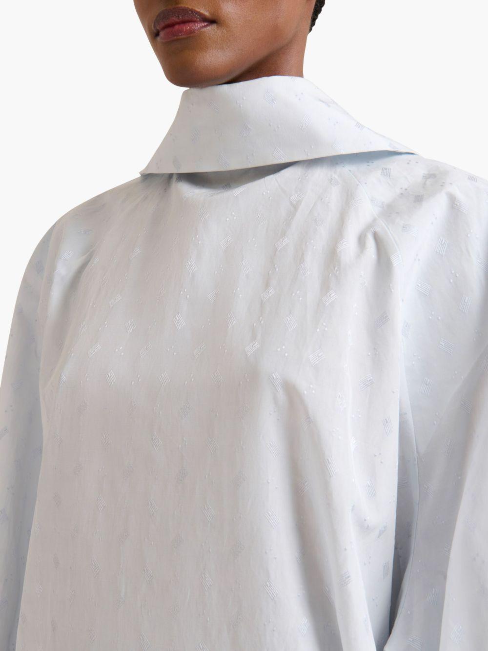 Blusa a collo alto in celeste Marni - donna 