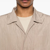 Giacca con effetto stropicciato in beige GONGDID DESIGN - uomo 