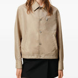 Giacca con bottoni in beige Ami Paris - donna 