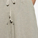 Pantaloni a gamba ampia con coulisse in grigio Rick owens drkshdw - uomo 