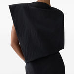 Abito midi drappeggiato la robe drap in nero Jacquemus - donna 