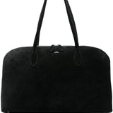 Borsa a spalla in suede in nero Toteme - donna 