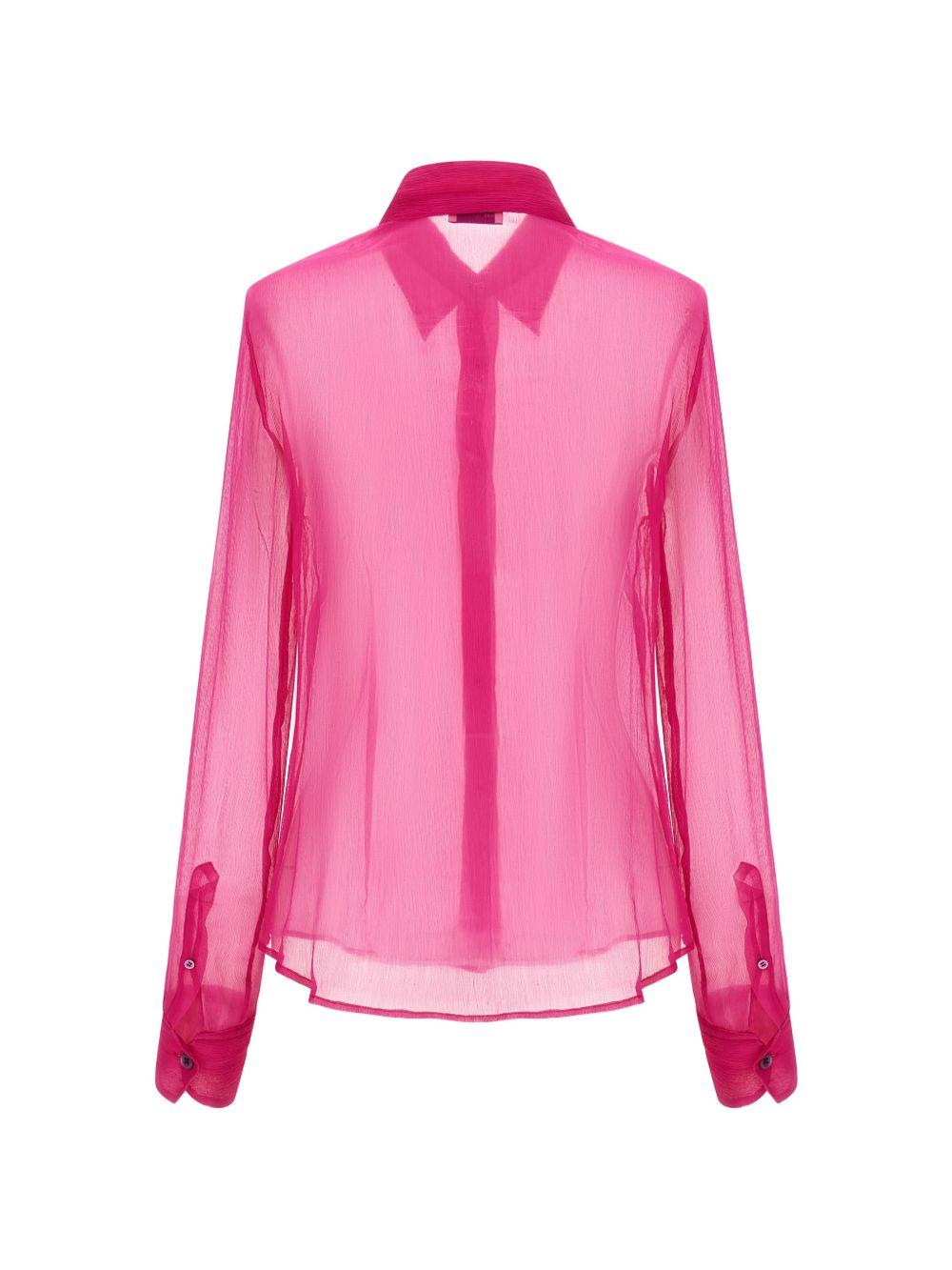 Camicia semi-trasparente cloudy in rosa  Dries van noten - donna 