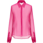 Camicia semi-trasparente cloudy in rosa  Dries van noten - donna 