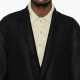 Cappotto monopetto con tasche in blu Harris wharf london - uomo 