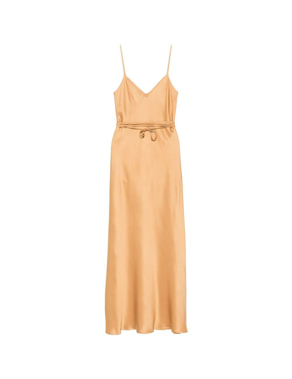 Abito midi con scollo a V di Lukas in nero Antonelli - donna 