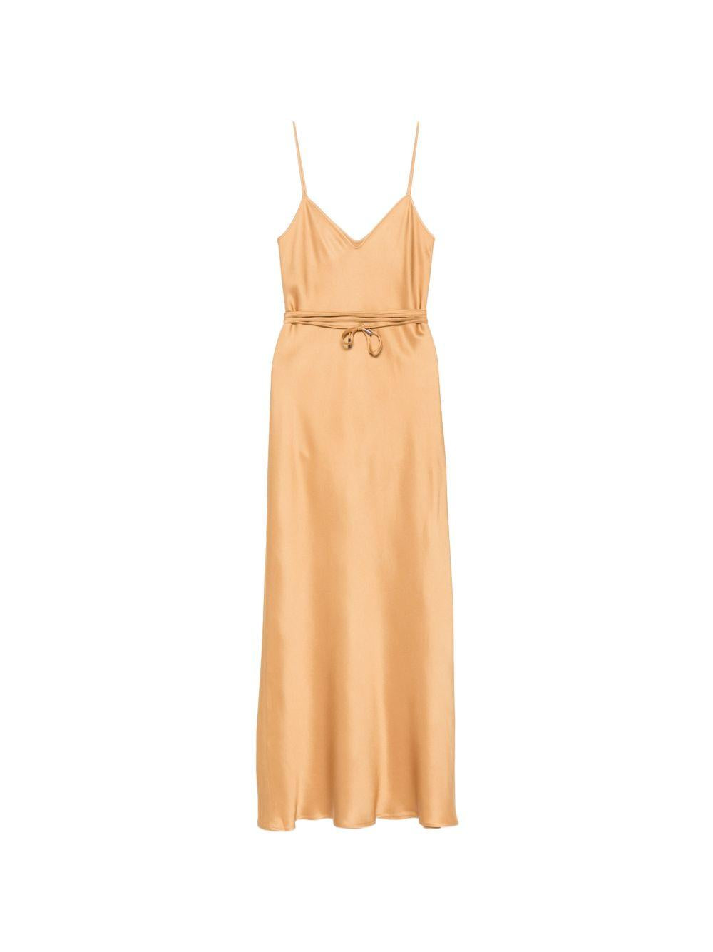 Abito midi con scollo a V di Lukas in nero Antonelli - donna 