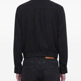 Giacca herman con zip in nero Second layer - uomo 