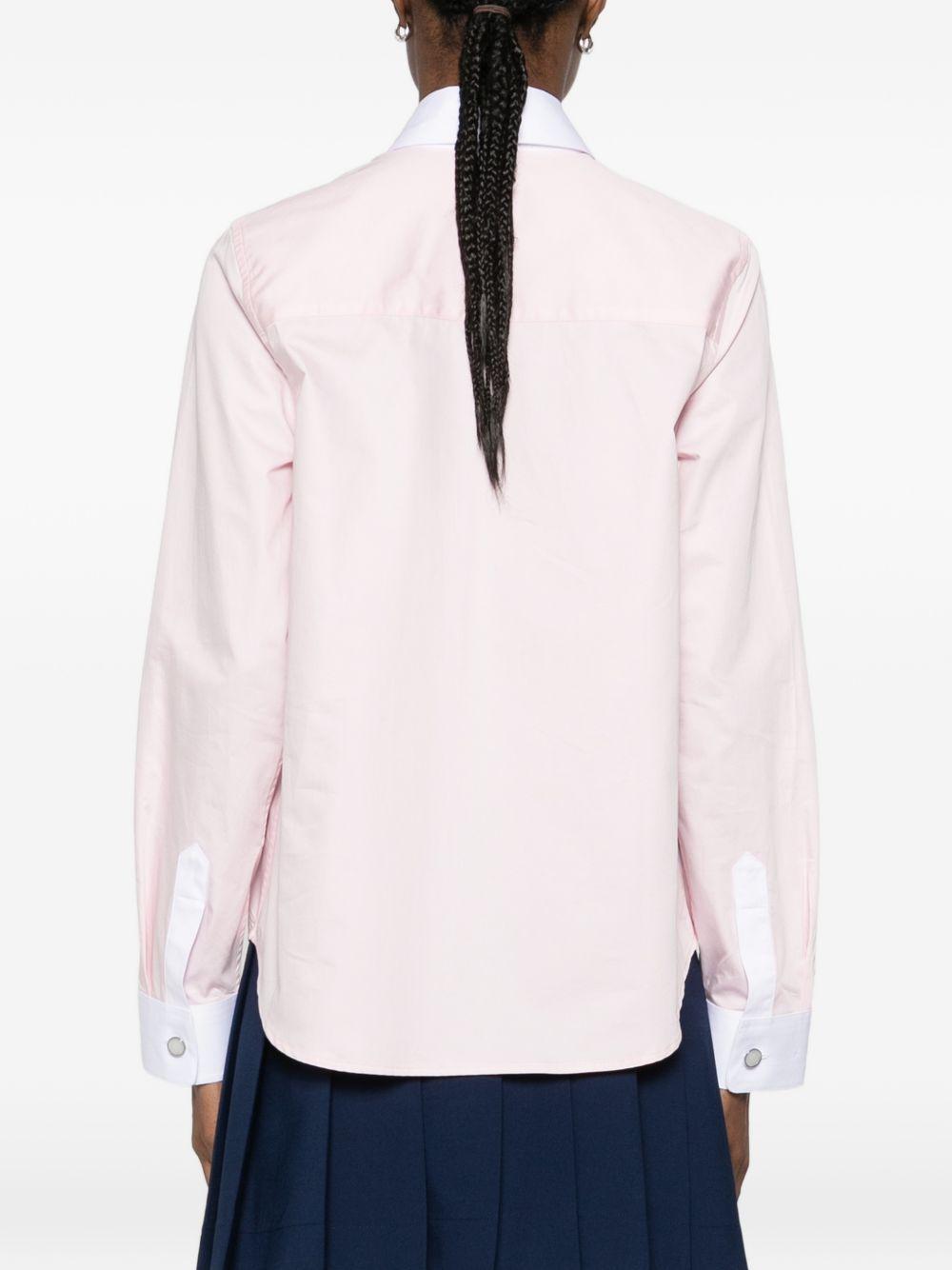 Camicia a maniche lunghe in rosa Casablanca - donna 