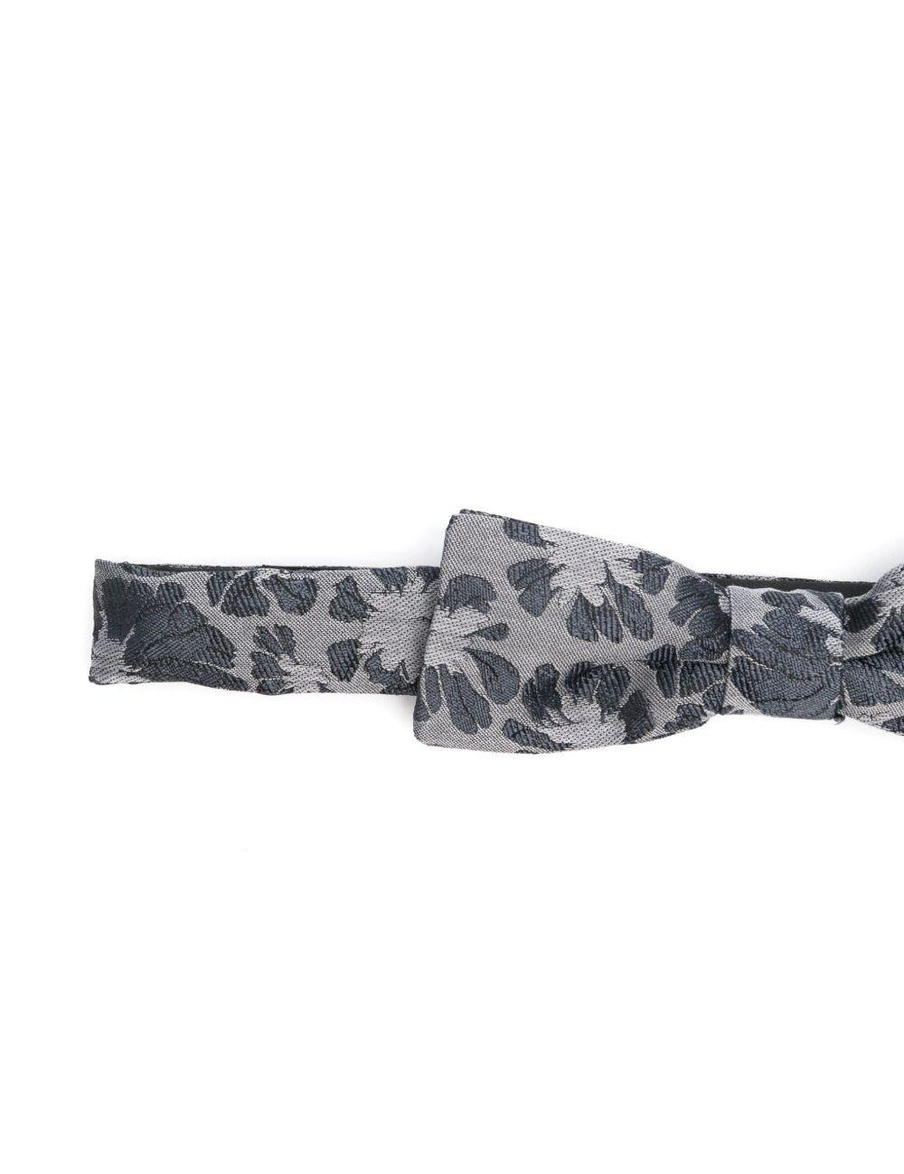 Papillon stampato in grigio Dries Van Noten - uomo 