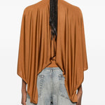 Blusa con nodo in bronzo Rick Owens Lilies - donna 