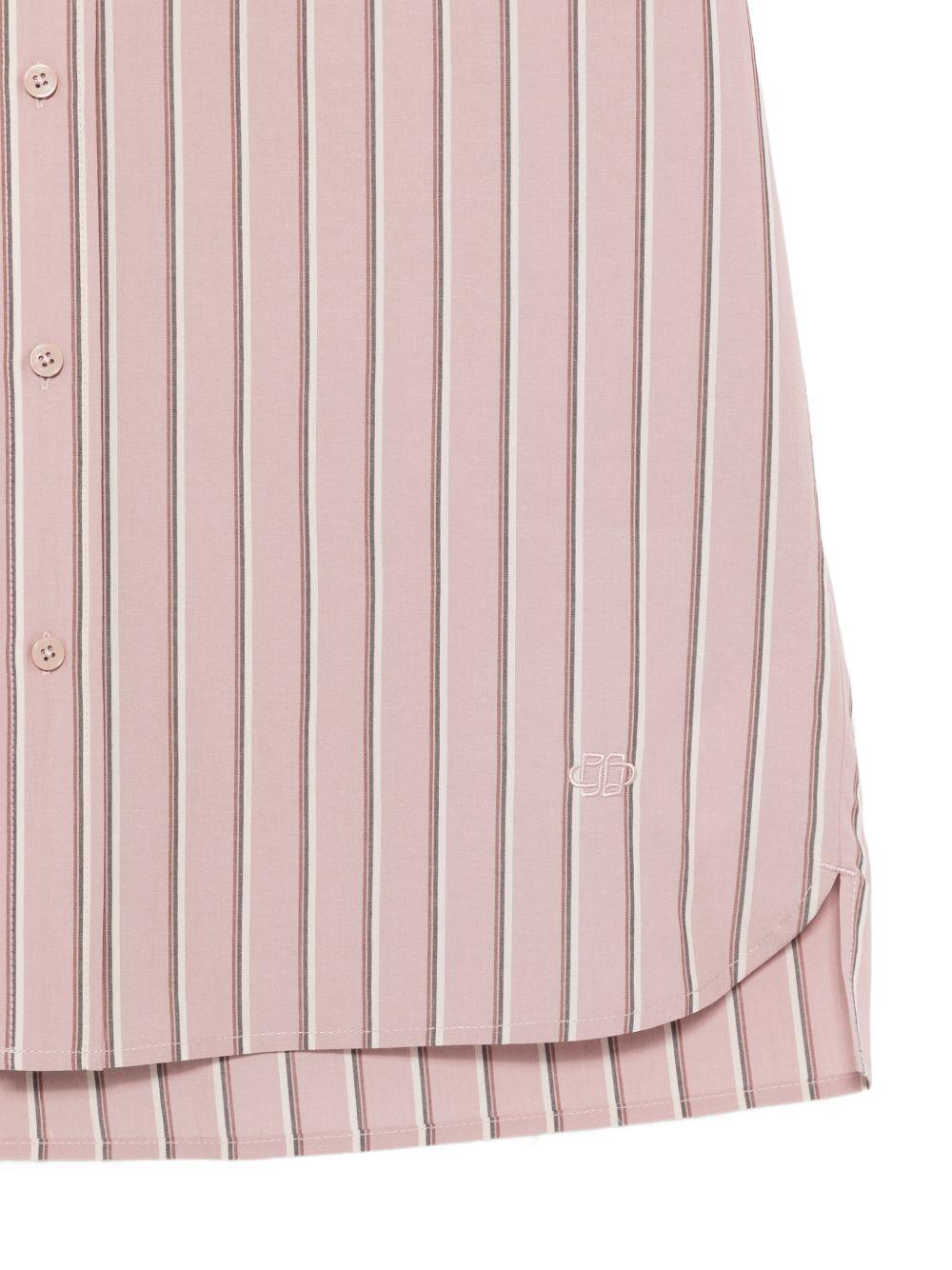 Camicia a maniche corte a righe in rosa Simkhai - uomo 