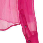 Camicia semi-trasparente cloudy in rosa  Dries van noten - donna 