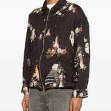 Bomber a fiori multicolore Undercover - uomo 