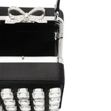 Borsa a mano con decorazione in nero Self-Portrait - donna 