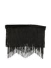 Bless Black Fringed Top - women