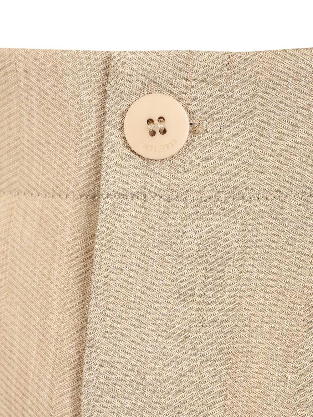Pantaloncini al ginocchio in beige Jacquemus - uomo 
