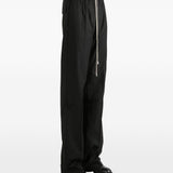 Pantaloni con coulisse in nero Rick owens - uomo 